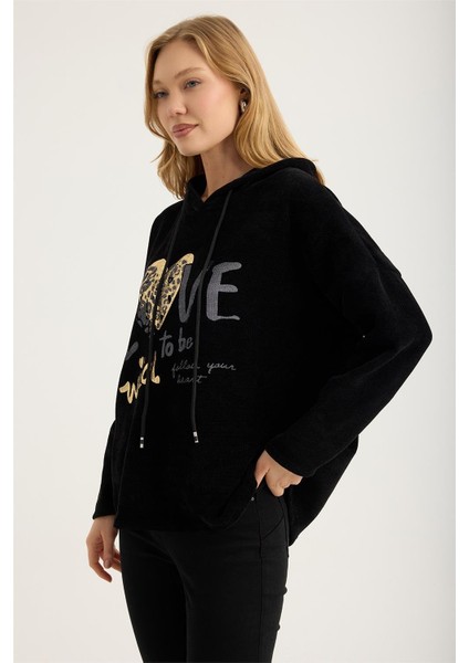 Kadife Yaldızlı Sweat fiyatları