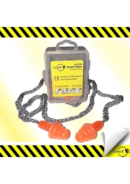 LR-EP24 Kordonlu Gürültü Önleyici Kulak Tıkacı fiyatları
