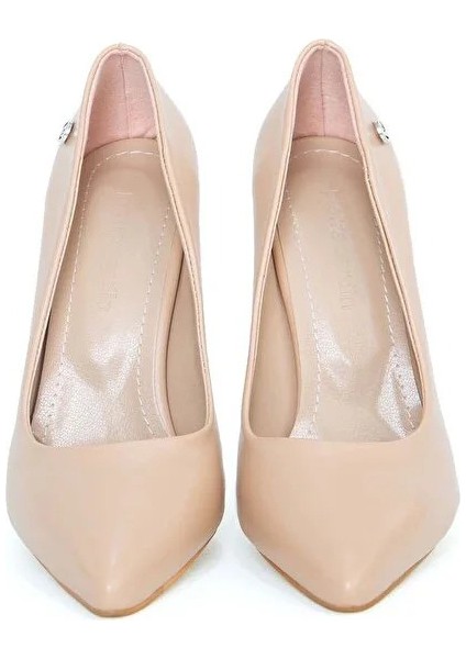 Kadın PC-52281 Topuklu Ayakkabı - Krem fiyatları