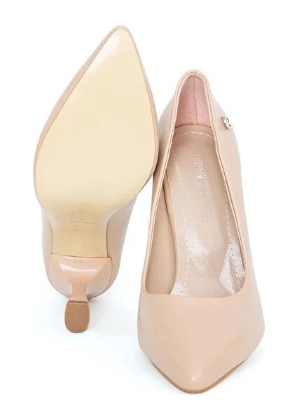 Kadın PC-52281 Topuklu Ayakkabı - Krem indirimleri