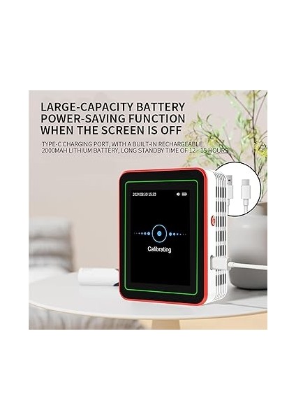 Kalitesi Ölçer 18 In 1 Co2 Tvoc Hcho Pm2.5 PM10 Sıcaklık Nemli Tespit Test Cihazı Iç Mekan Pilli Veri Depolama LCD Ev Ofis Arabası Için fırsatları