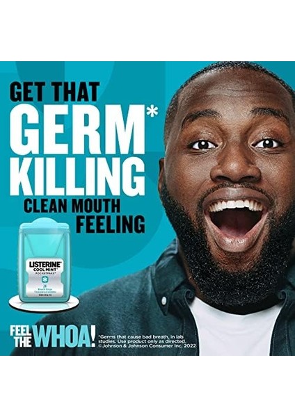 Listerine Cool Mint Nefes Tazeleyici Strip 72LI Paket