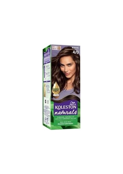 Wella Koleston Naturals Saç Boyası 4/0 Kahve