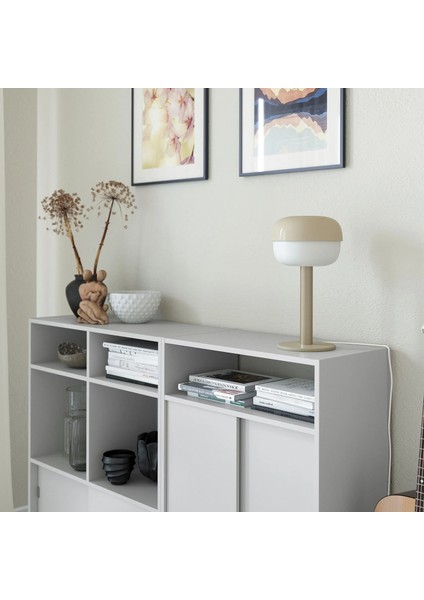 Spıksmed Sürgü Kapaklı Dolap Açık Gri 137 x 32 x 96 cm indirimleri