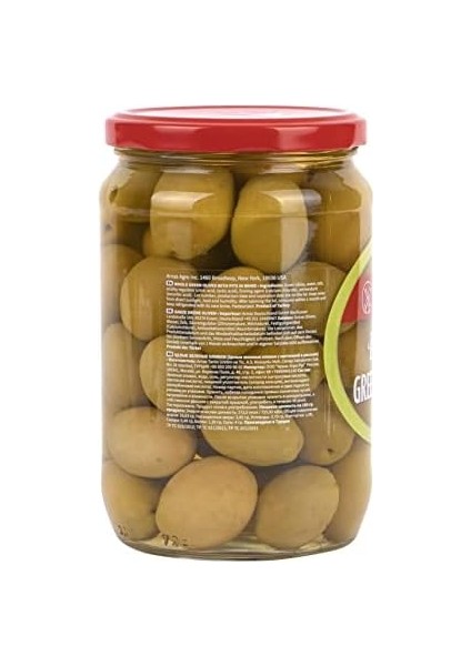 The Mill Kokteyl Yeşil Zeytin 700 G Cam Kavanoz - 6xl-5xl (111-140 Adet/kg) - Çekirdekli - Salamura - Kuzey Ege Bölgesi Zeytinleri - Antioksidanca Zengin - Yüksek Miktarda E Vitamini