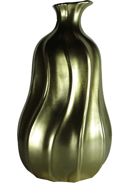 Medusa Orta Boy Vazo Altın