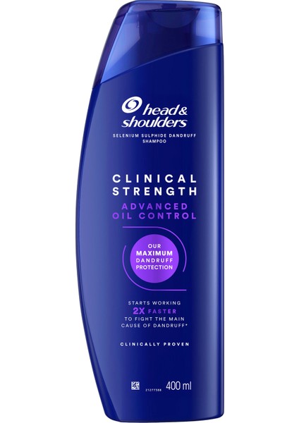 Head & Shoulders Clinical Strength Advanced Oil Control Yağ Dengeleyici Şampuan 400 ml fiyatları