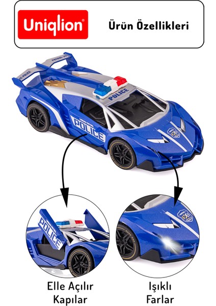 Uzaktan Kumandalı Işıklı Polis Arabası