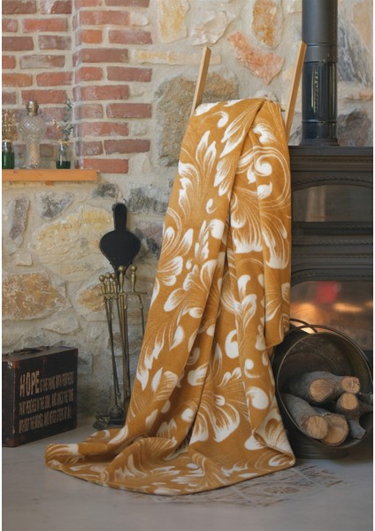 Bloom Pamuklu Battaniye Hardal Tek Kişilik 150X200 cm fiyatları