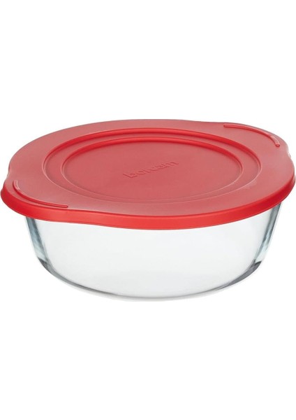 Paşabahçe Tencere Borcam Yuvarlak Kırmızı Kapaklı 59001K