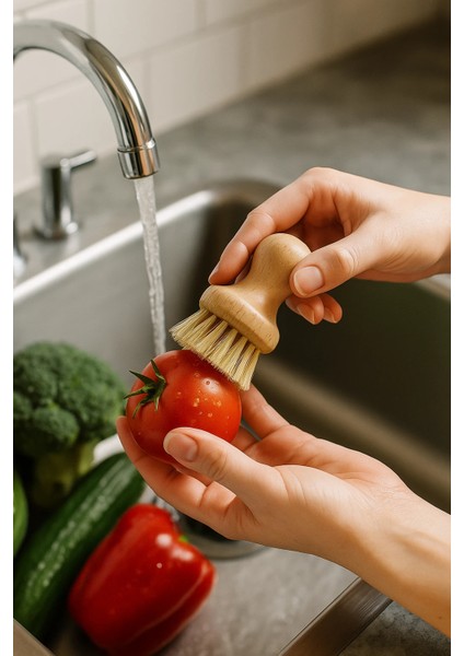 %100 Doğal Meyve&sebze Fırçası