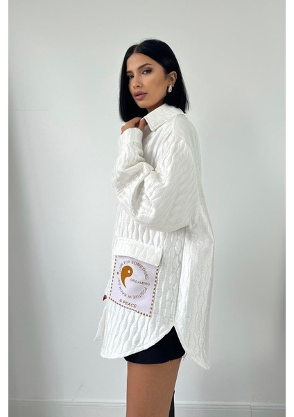 Oversize Polo Yaka Gömlek