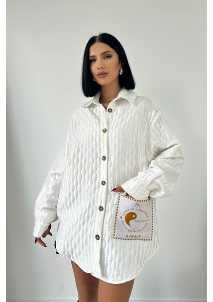 Oversize Polo Yaka Gömlek modelleri