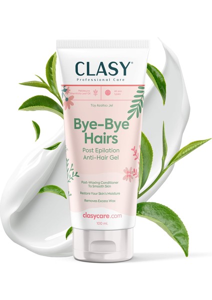 Clasycare Bye-Bye Hairs Tüy Azaltıcı Jel – Epilasyon Sonrası Ağda Bakım Kremi – Nemlendirici ve Tüy Geciktirici Jel – Bacak, Bikini, Koltuk Altı Için Uygun – Tüm Cilt Tipleri, 100 ml modelleri
