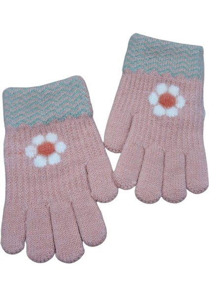 Kitti 4-8 Yaş Kız Çocuk Yumuşak Sevimli Eldiven