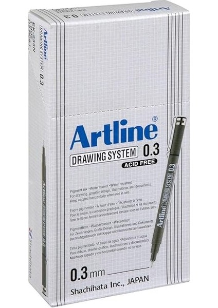 Drawing System 0.3 Çizim Kalemi, 0.3 Mm, Siyah indirimleri