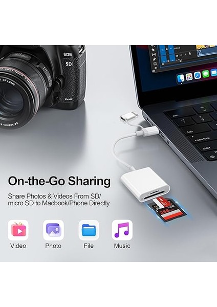 Için Sd Kart Okuyucu, Sd Kart Okuyucu, iPhone Sd Kart Okuyucu, USB C Sd/microsd Kart Okuyucu, Tak ve Çalıştır, iPhone Tip C Kart Okuyucu Için Sd Kart Adaptörü, IPHONE15/IPAD/MACBOOK/LAPTOP Için fiyatları