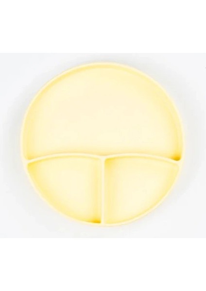 Sarı 3’lü Silikon Yemek Seti – Önlük + Diş Kaşıyıcılı Kaşık + Vakumlu Tabak fırsatları