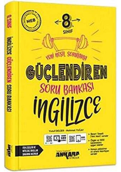 8.sınıf Güçlendiren Ingilizce Soru Bankası (Güncel Marif Model) fiyatları