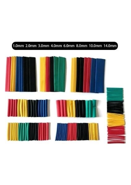 164 Parça Set Isıyla Daralan Makaron Kablo Koruyucu Kılıf fiyatları