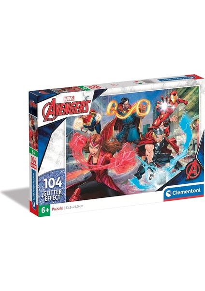 - 104 Parça Glitter Puzzle - Ngers - 20347