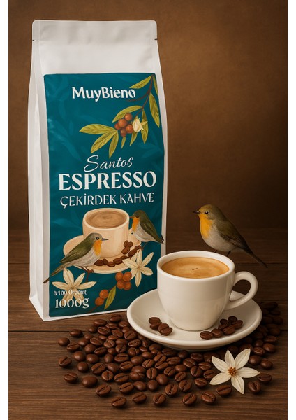 Santos Espresso 1000 gr Çekirdek Kahve fiyatları