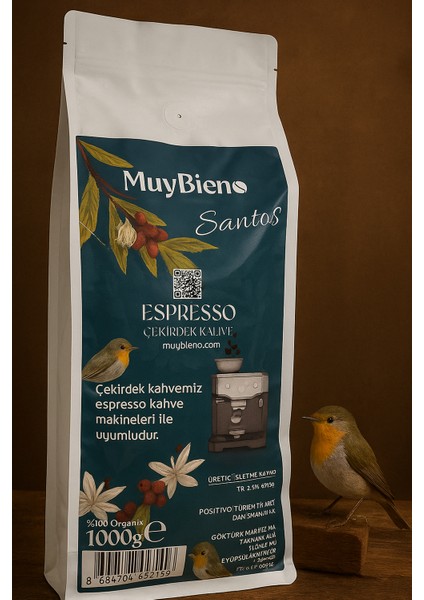 Santos Espresso 1000 gr Çekirdek Kahve modelleri