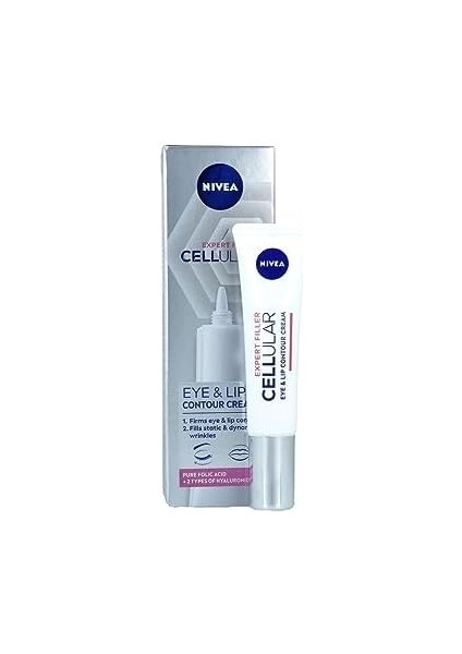 Nıvea Cellular Expert Filler Sıkılaştırıcı Yaşlanma Karşıtı Göz Kremi 15 Ml,hyaluronik Asit ve Folik Asit modelleri