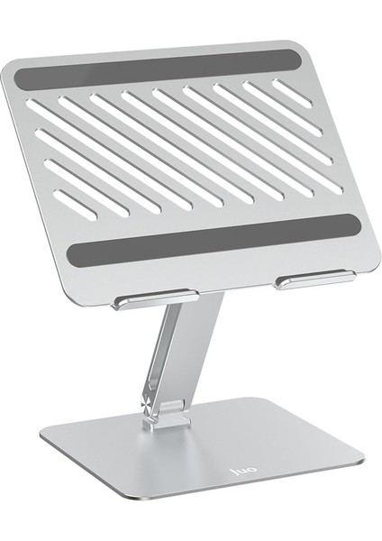 Alüminyum Notebook Standı Yükseklik ve Eğim Ayarlı Ergonomik Metal Laptop Standı 11-17 Inch Arası Notebook Dizüstü Bilgisayar Standı, Ayarlanabilir