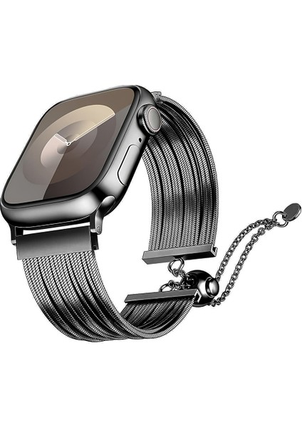Apple Watch 44/45/46/49MM Kordon Metal Ince Detaylı Band 137 2/3/4/5/6/se/7/8/9/10/11/ultra