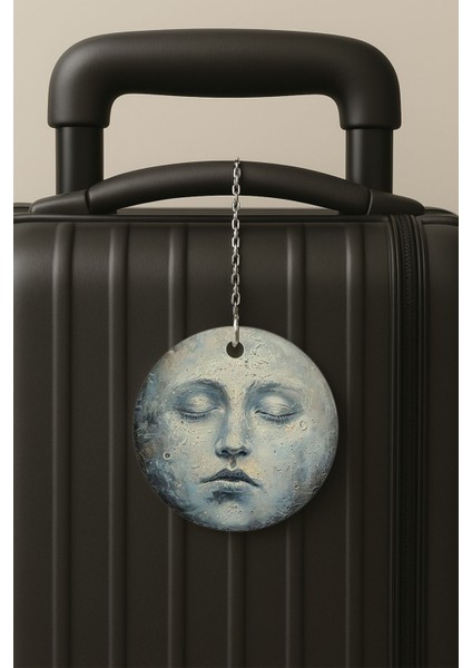 World Mine Desenli Uv Baskılı Pleksi Bavul Etiketi Seyahat Tatil Valiz Etiketi