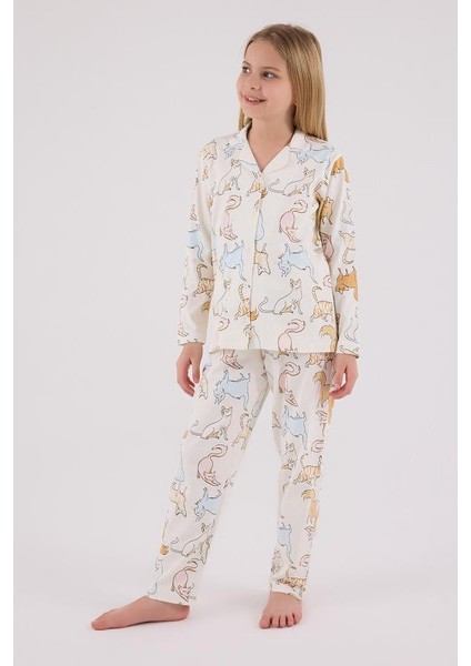 Roly Poly RP3711-G Kız Çocuk Pijama Takım