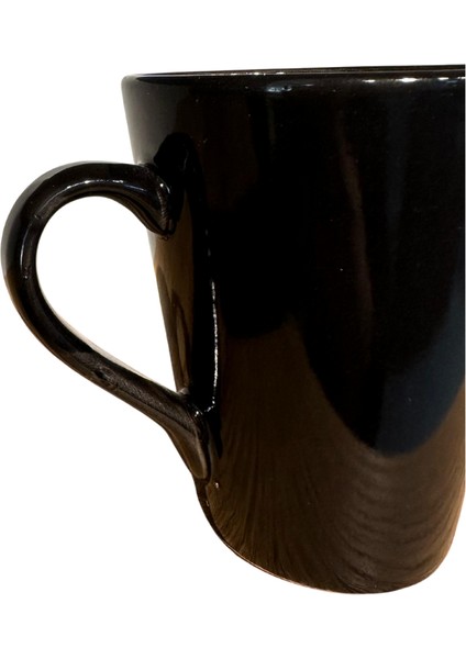 Siyah Seramik Kupa Bardak 250 ml – Şık ve Modern Tasarım fırsatları