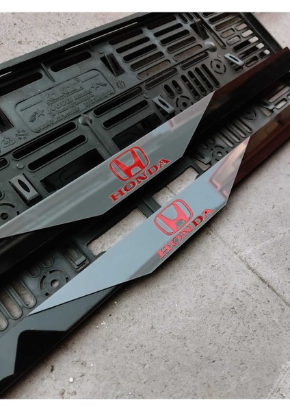 Plakalık Lazer Kesim Pleksi (2 Adet) Honda Kişiye Özel Plakalık|isime Özel Plakalık fiyatları