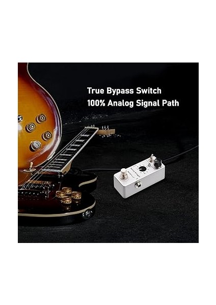 Noise Kinger Noise Gate Gürültü Önleyici Gürültü Azaltıcı Gitar ve Bas Efektörü Elektrik Bas Gitar Efekt Pedalı Gürültü Azaltma 2 Mod Gerçek Baypas Gümüş fiyatları