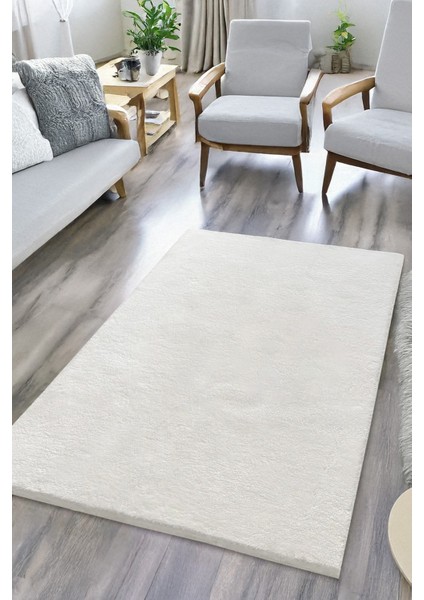 Beyaz Post Peluş Yumuşak Yıkanabilir Kaymaz Dot Taban Antibakteriyel Salon Koridor Çocuk Halısı fırsatları