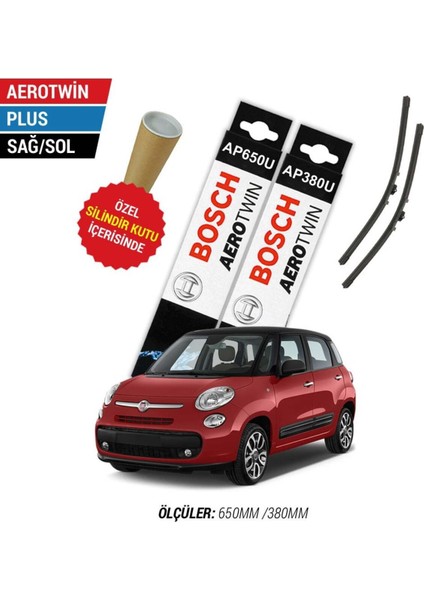 Fiat 500L 2015 Model Silecek Takımı Ön Bosch Aerotwin Plus