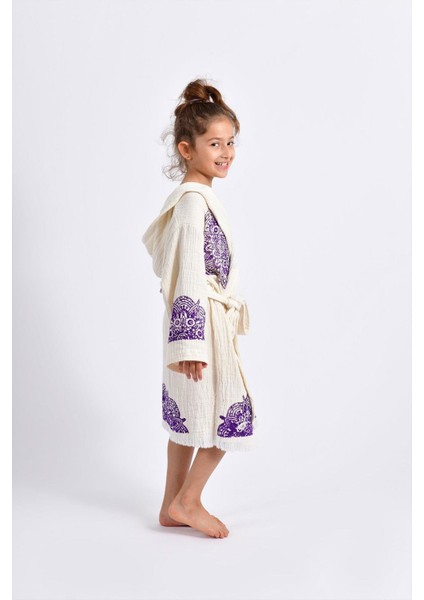 Mandala Drift Çocuk Kimono