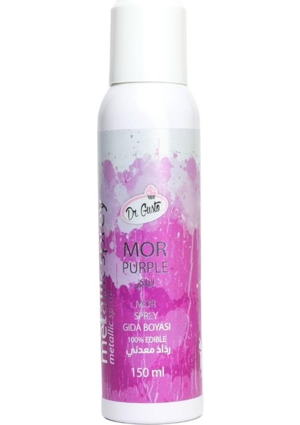 Mor Renkli Sprey Gıda Boyası 150 ml
