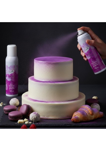 Mor Renkli Sprey Gıda Boyası 150 ml modelleri