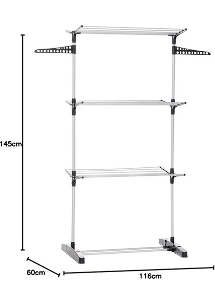 3 Katlı Çamaşır Kurutma Askılığı fırsatları