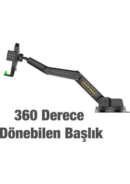 D001 Ağır Vasıta Araçlar Için Araç Tutucu Kamyon Tır Otobüs Ekskavatör Gibi Büyük Araçlar Için Büyük Boy ve Büyük Vakumlu Ergonomik Tasarım Aplus Kalite Memnuniyet Garantili Araç Telefon Tutucu indirimleri