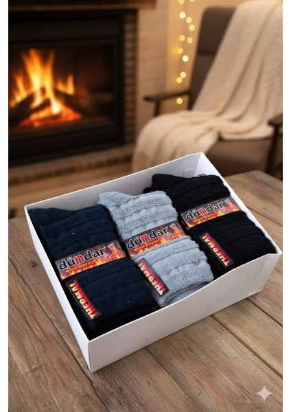 Unisex Havlu Thermal Soket Çorap, Asorti, 12 Adet Fiyatıdır fiyatları