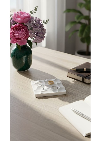 Geometrik Takı Düzenleyici Dekoratif Takı Tabağı Takı Çekim Standı Yüzük Standı fırsatları