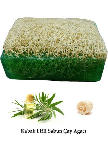 3'lü Set Kabak Lifli Sabun Çay Ağacı Çift Taraflı Yüz Masaj Aleti Peeling Sivilce Ruşu Taşı fiyatları