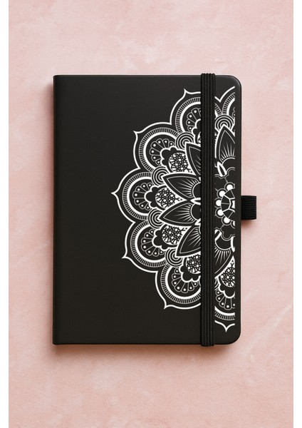 Promosyon Tarihsiz Premium Termo Defter Desenli 192 Yaprak - Dantel