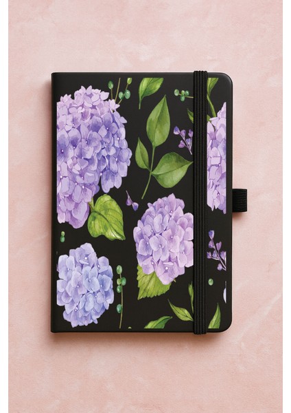 Promosyon Tarihsiz Premium Termo Defter Desenli 192 Yaprak - Ortanca