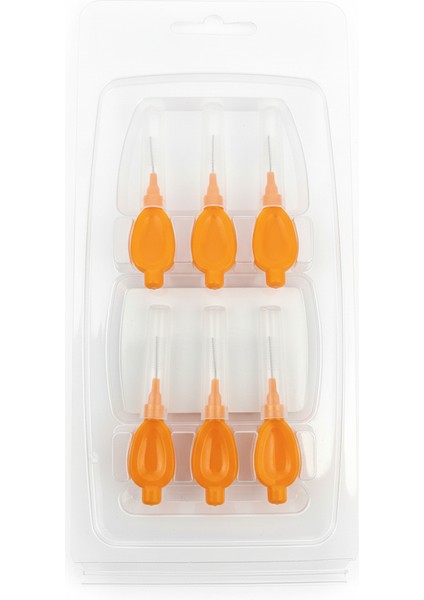 Arayüz Fırçası Diş Arası Temizleme Fırçası U Tipi Diş Arası Temizlik Turuncu 0,45 mm