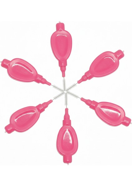 Arayüz Fırçası Diş Arası Temizleme Fırçası U Tipi Diş Arası Temizlik Pembe 0,40 mm indirimleri