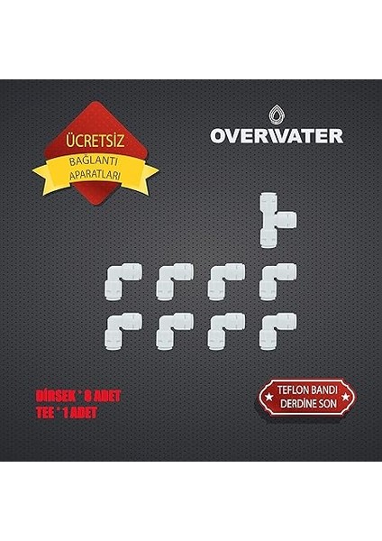 Kapalı Kasa Su Arıtma Cihazı 4 Lü Inline Filtresi Seti Aşamalı (Membransız Set) Fın4 fiyatları